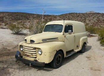 Henry the Truck in the desert